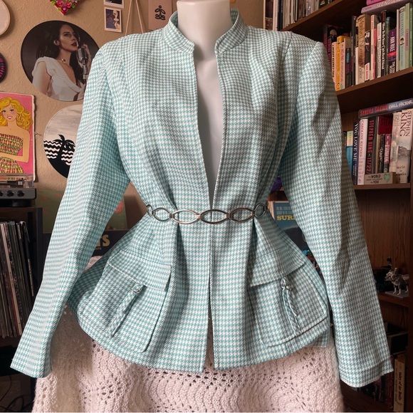 Perceptions Jackets & Blazers - Vintage 1980s Mint Green Women's Jacket/Blazer
